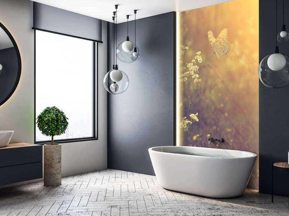 Butterfly with flowers