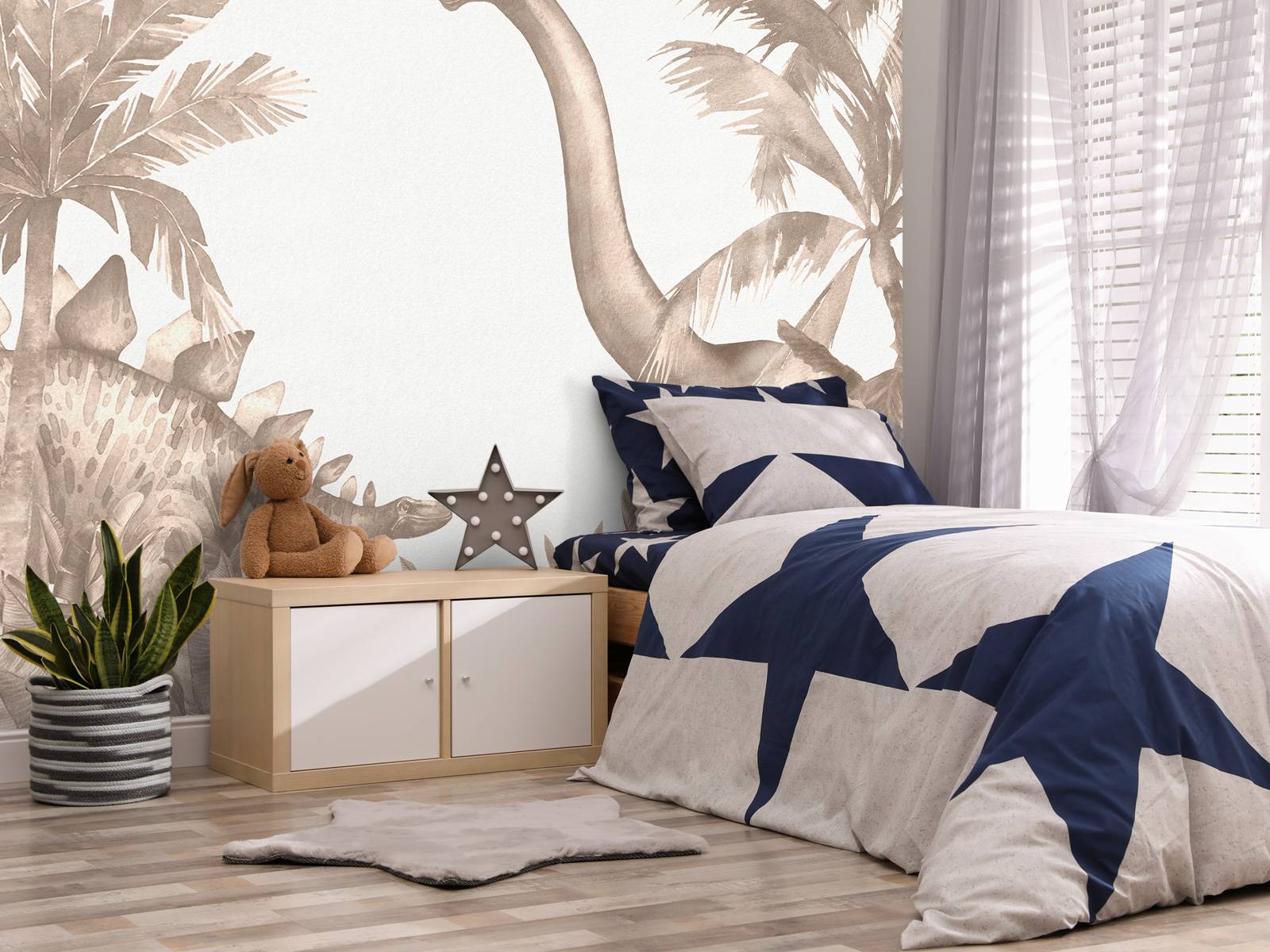 Dinosaurs in taupe