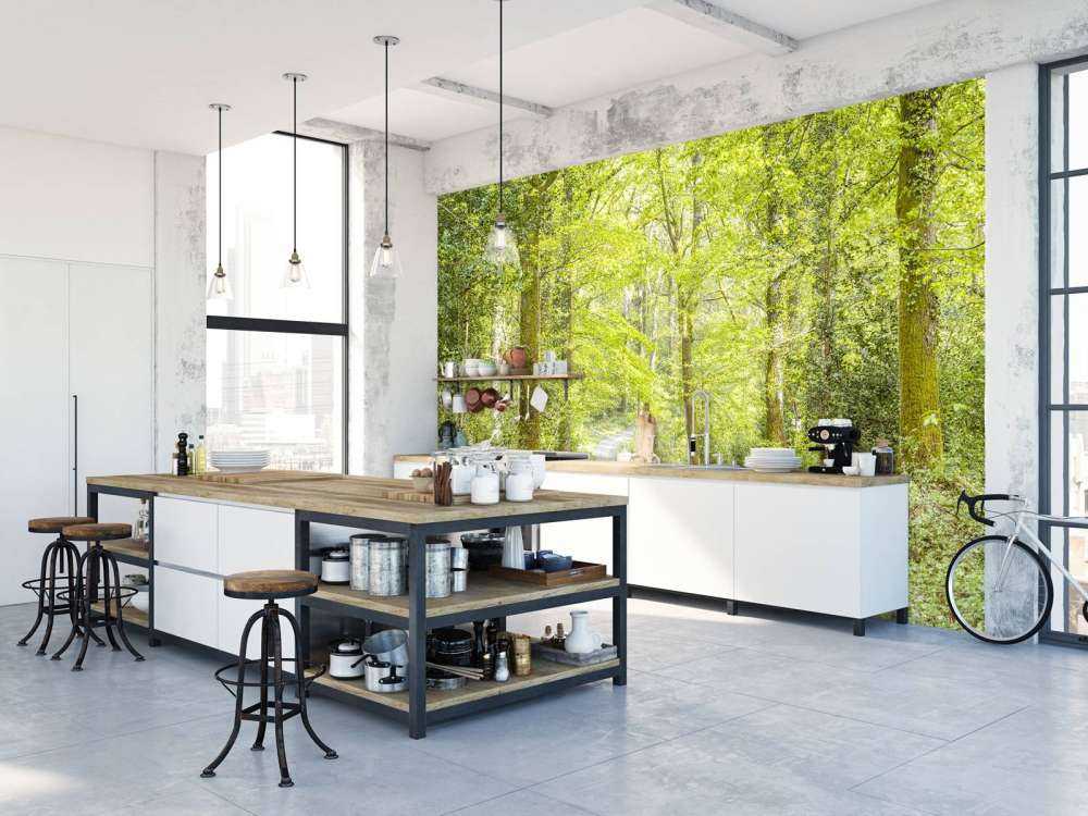 the green forest