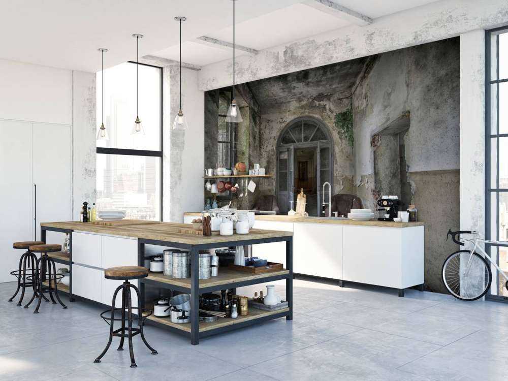 Corridor in abandoned house