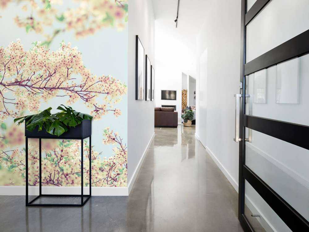 Blossom flowers with vintage look