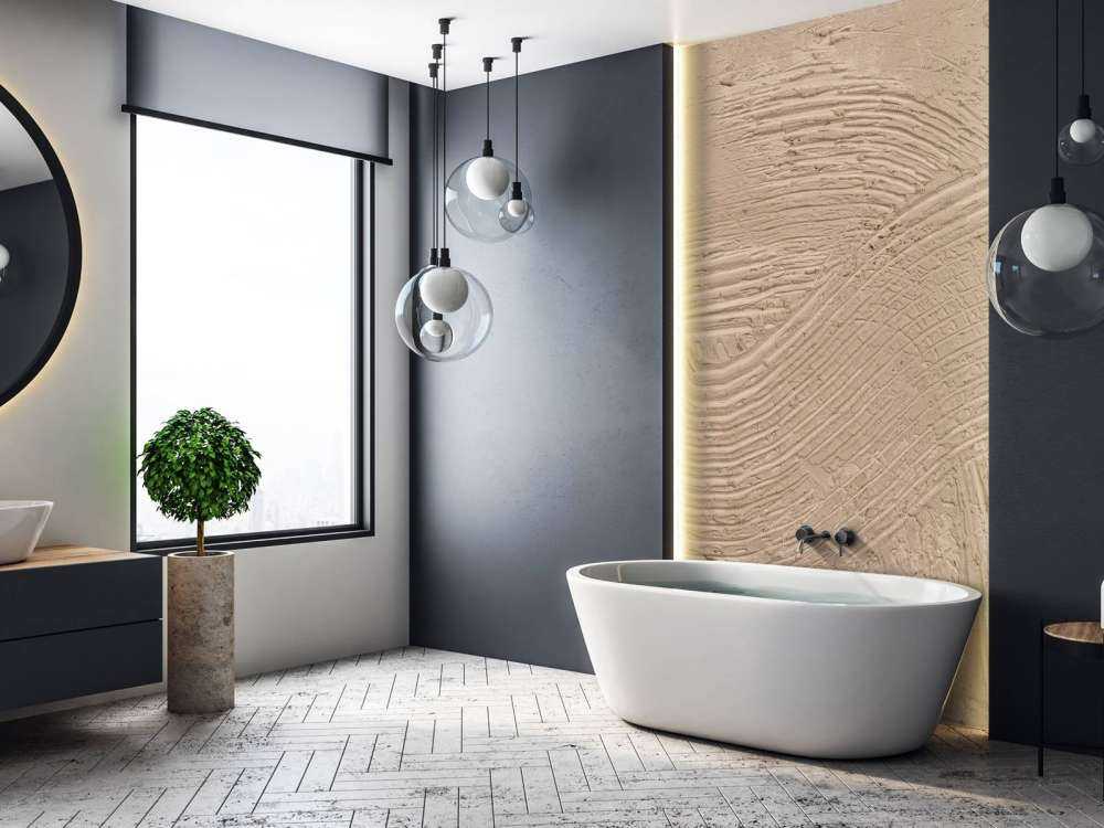 Textured lines in taupe