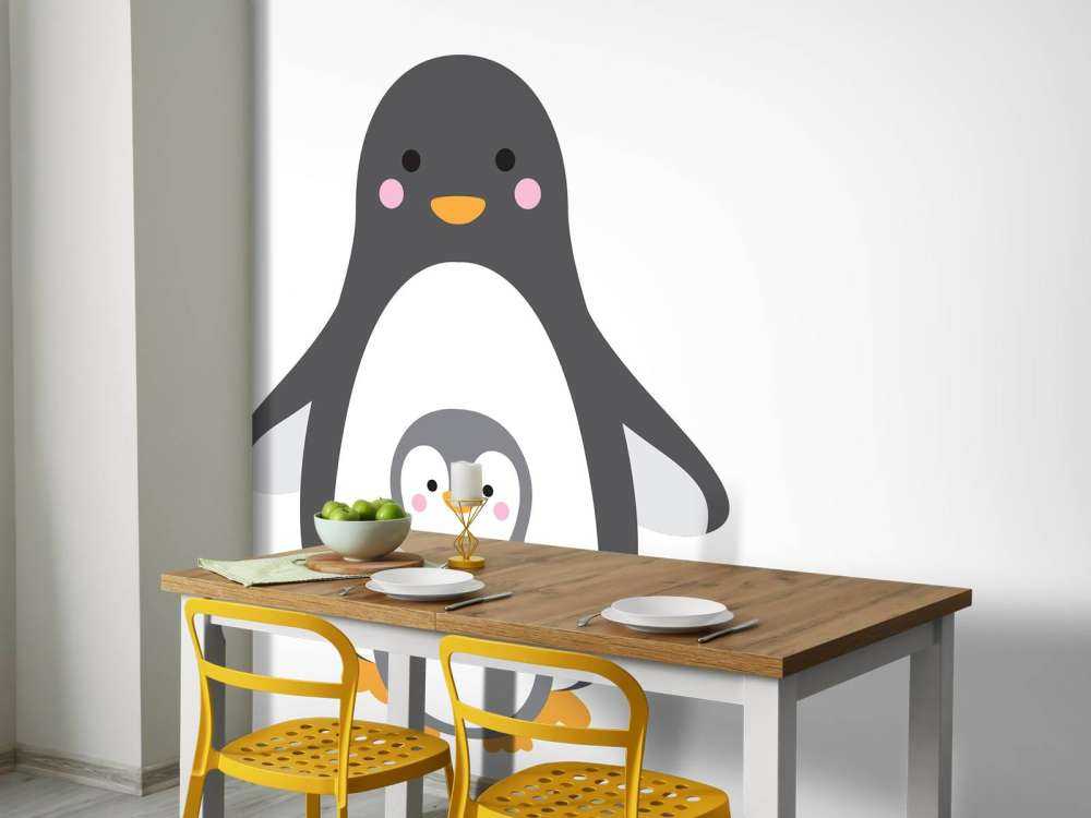 Cheerful penguins