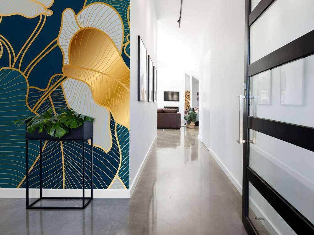 Luxury gold Art Deco