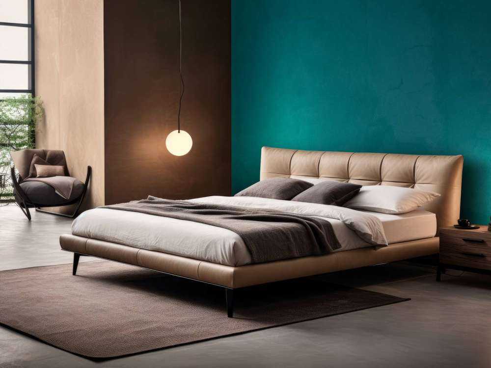 Police blue concrete