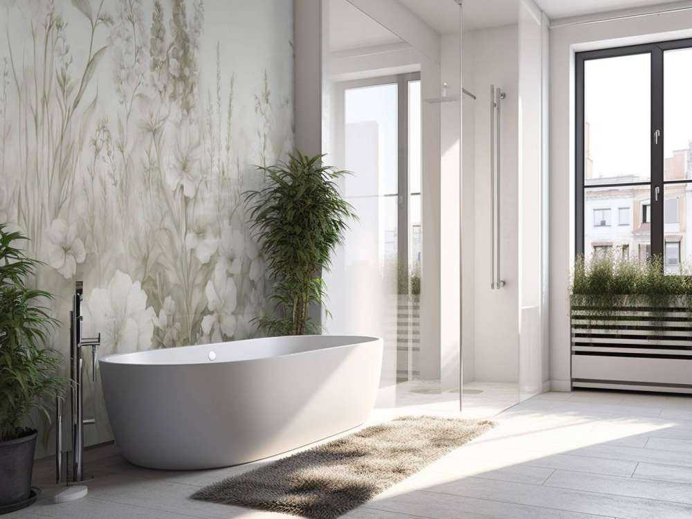 Tender English garden - taupe