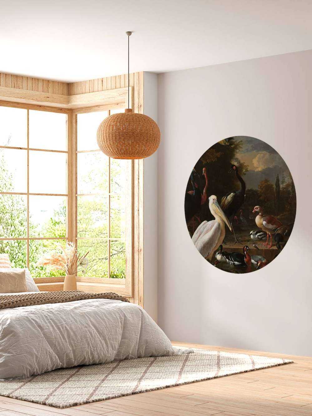 The floating feather