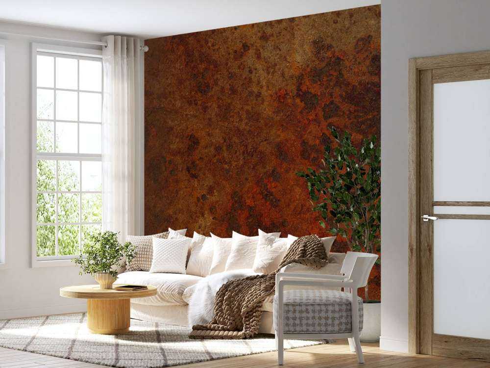 Rust coloured structure