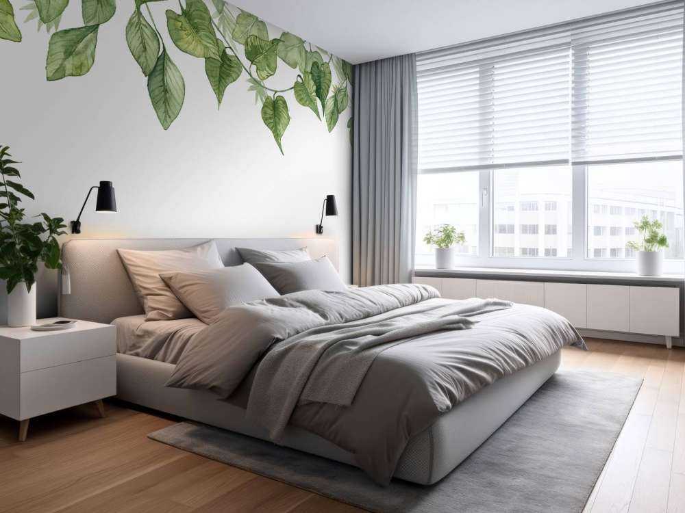 Hanging watercolour leaves