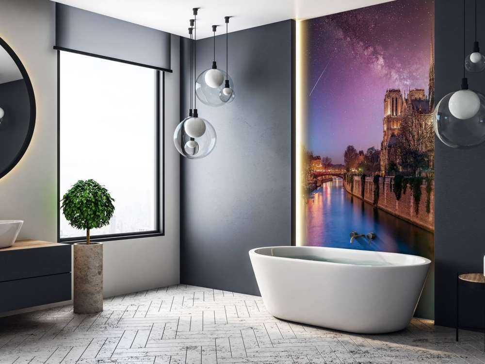 Paris in the evening