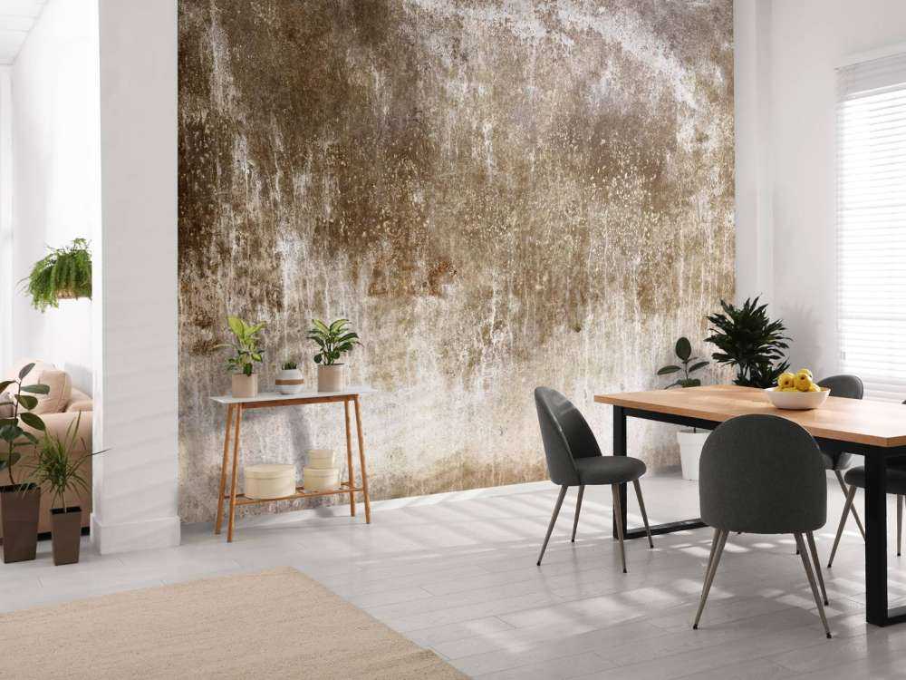 Old weathered brown wall