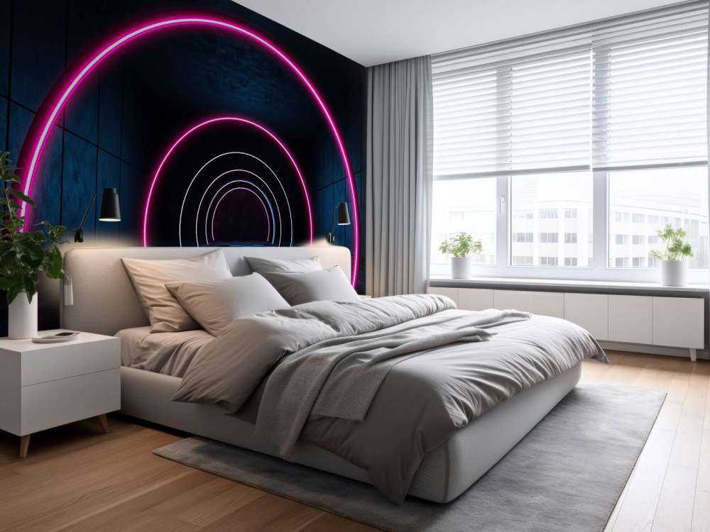 Modern futuristic hallway