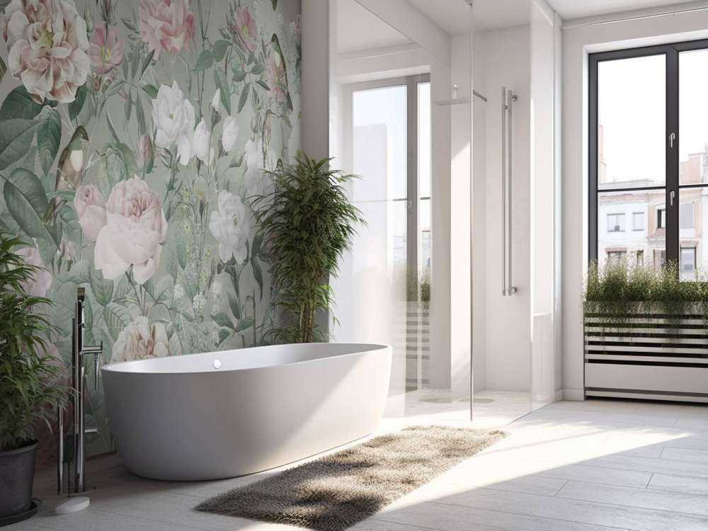 Birds in Rose Garden