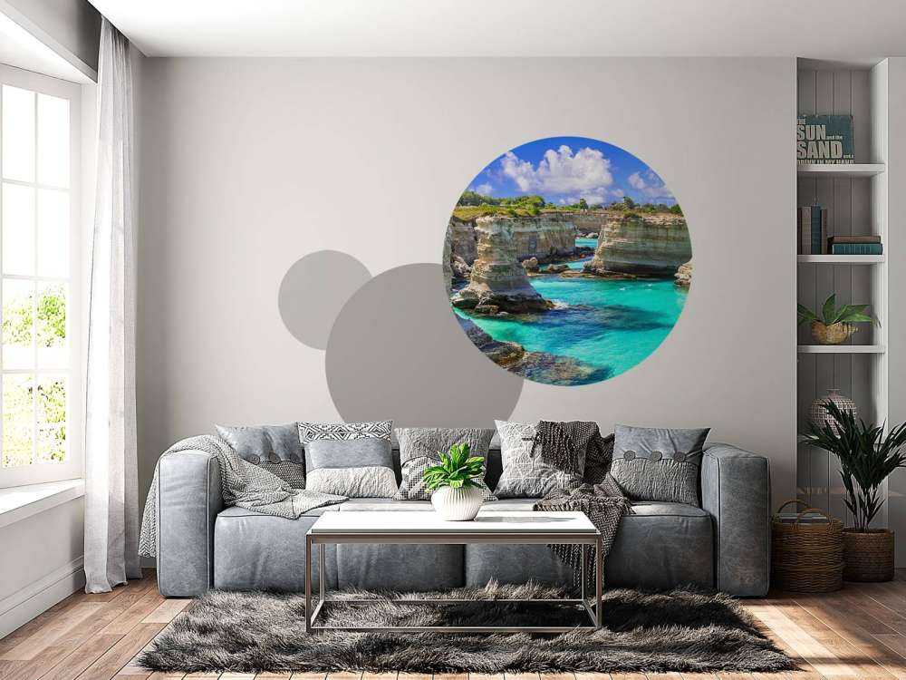 Rock formation on the coast