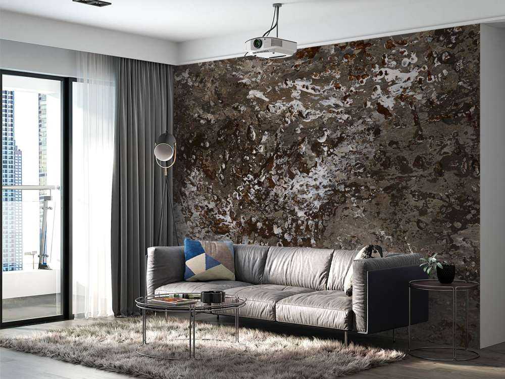 Anthracite-painted structure