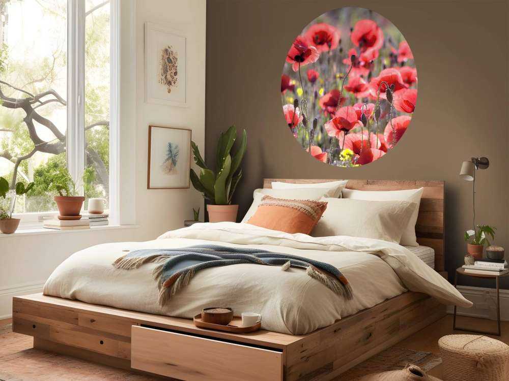 Poppies with vintage look