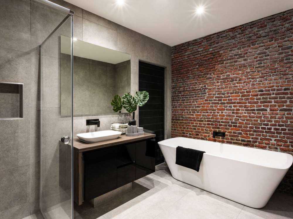 Restored exterior wall