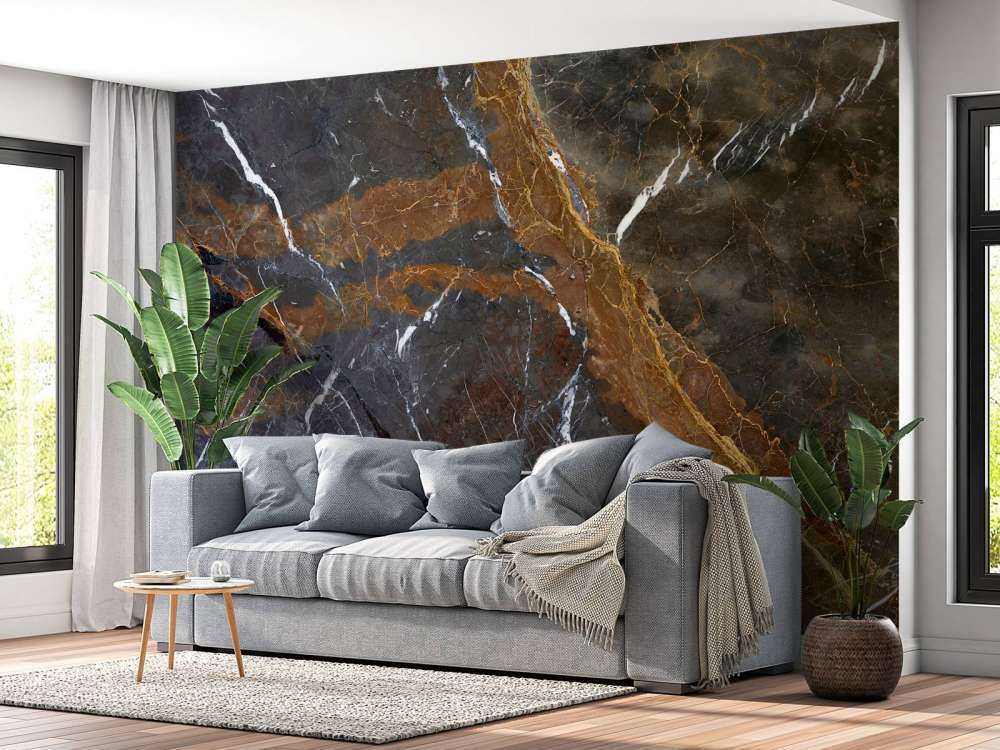 Marble with fine lines