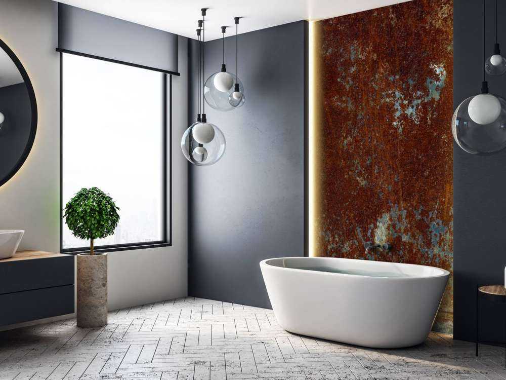 Rusty metal structure