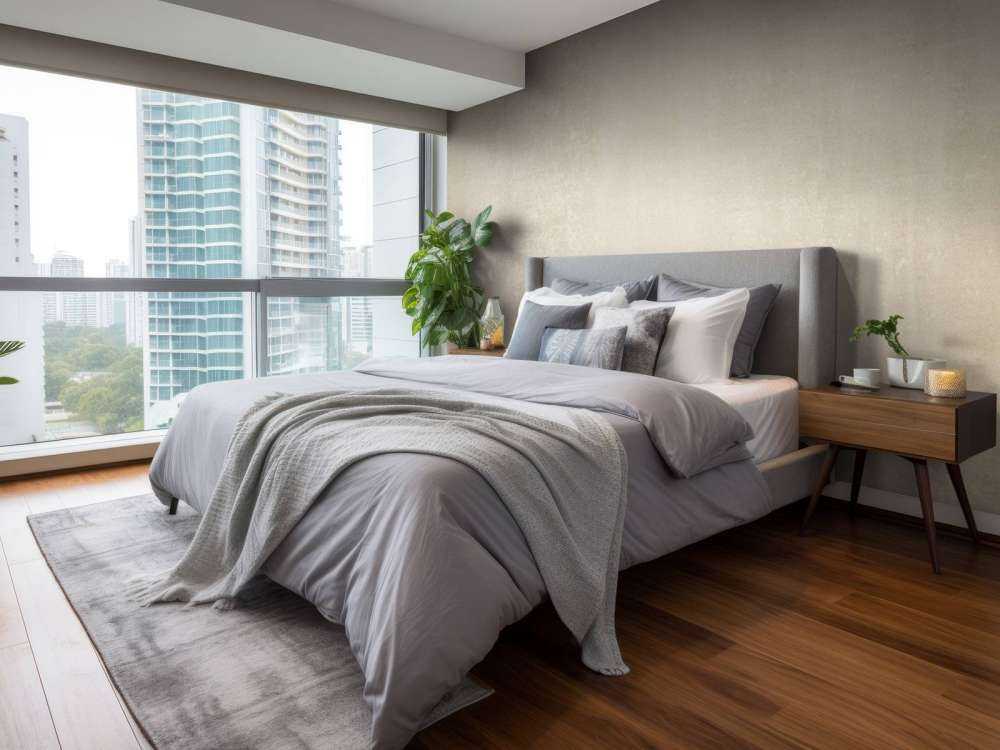 Light coloured concrete