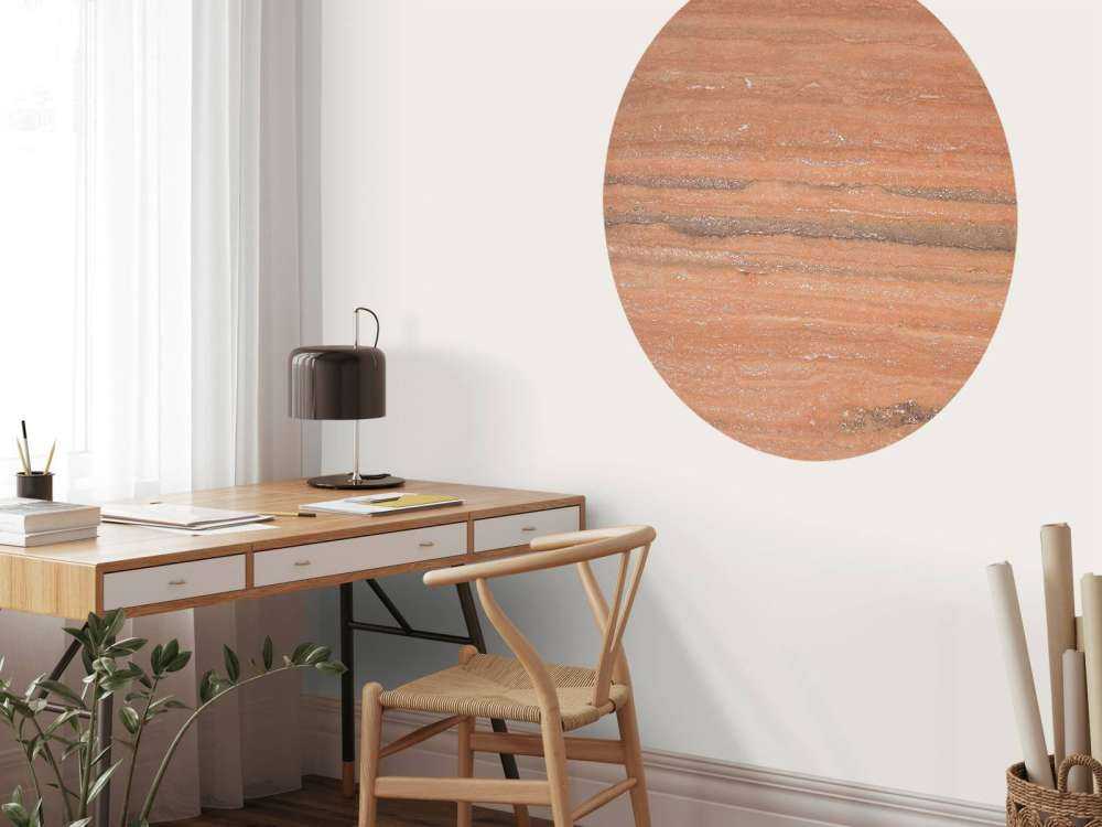 Marble with terracotta colour