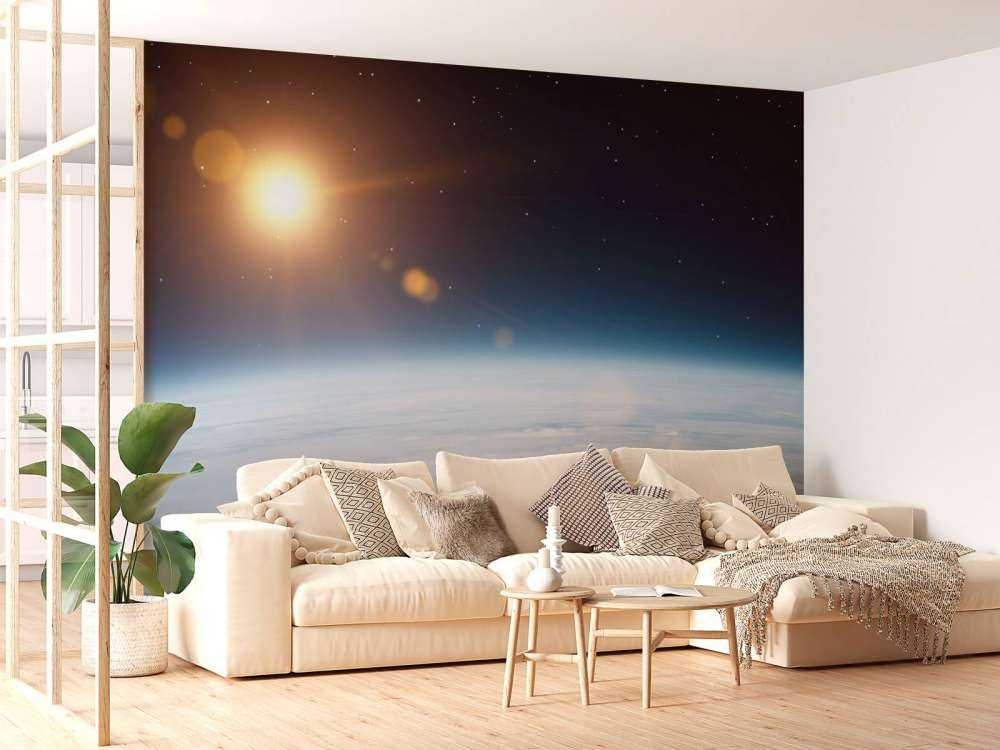 De aarde vanuit de ruimte