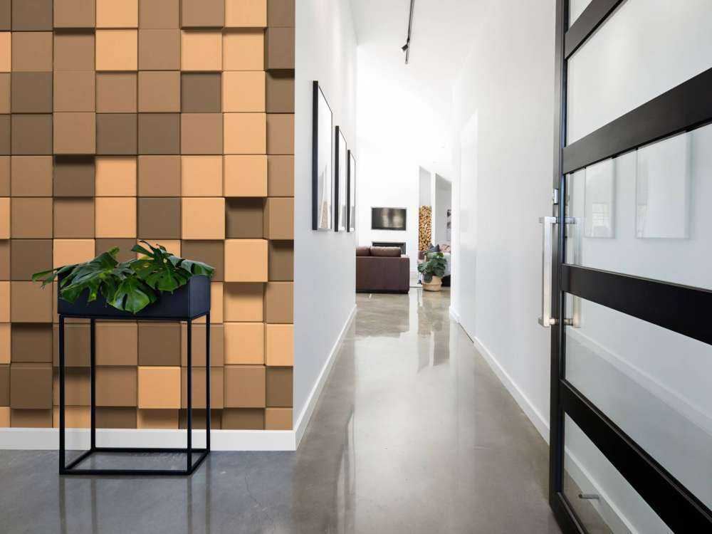 3D Minecraft blocks of earth