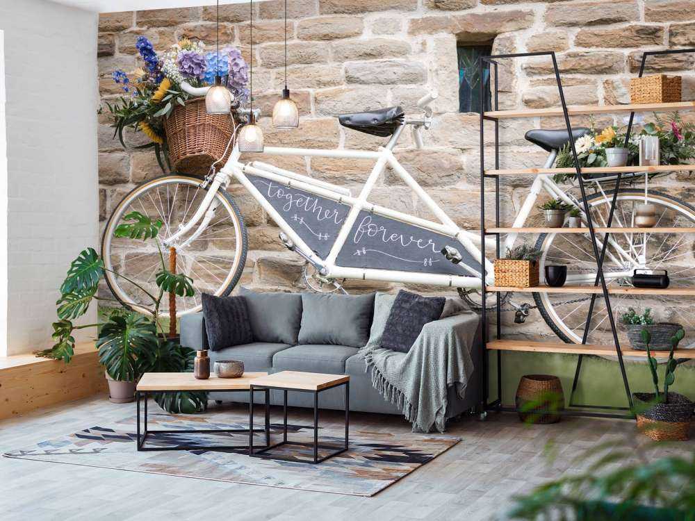 Vintage wedding bike