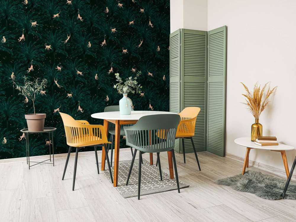 Tropical monkeys - green