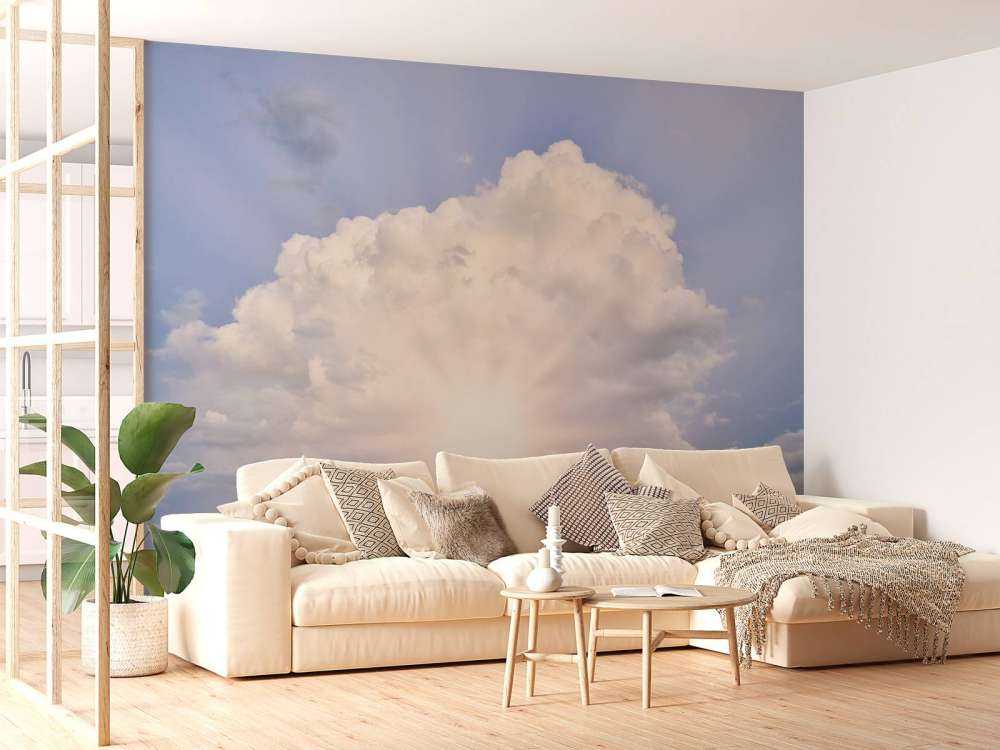 Sun rays through the clouds