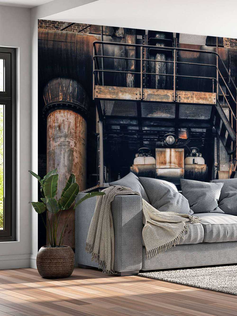 Pipes at old factory