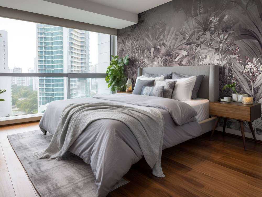 Morning in the Tropical Garden Purple