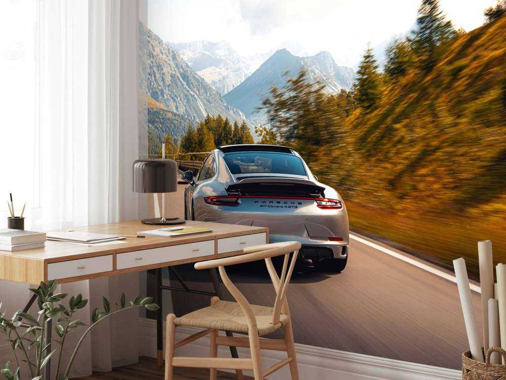 Porsche 911 Carrera GTS in the mountains
