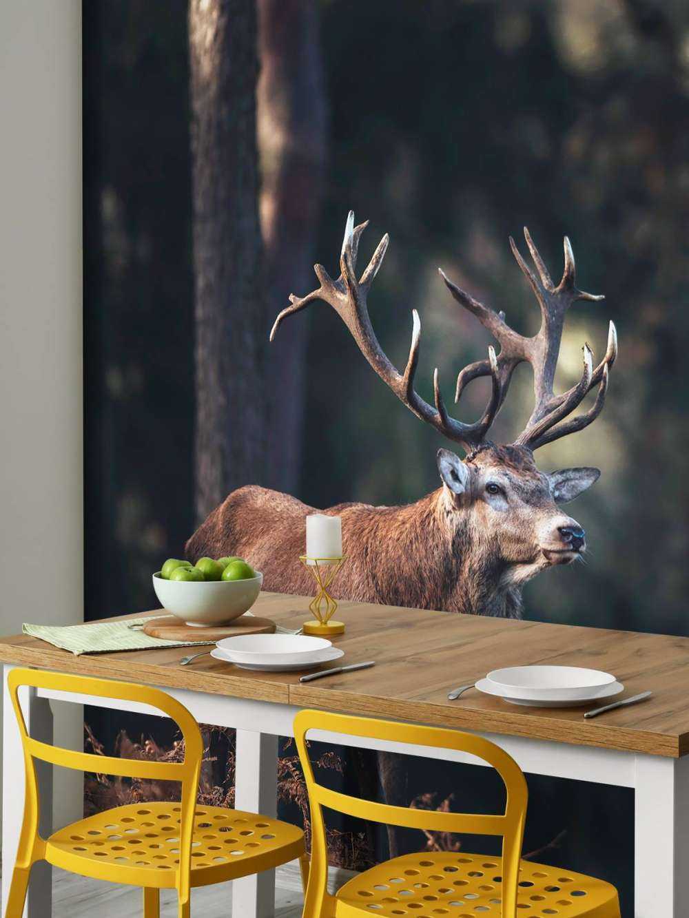 Deer on a hill