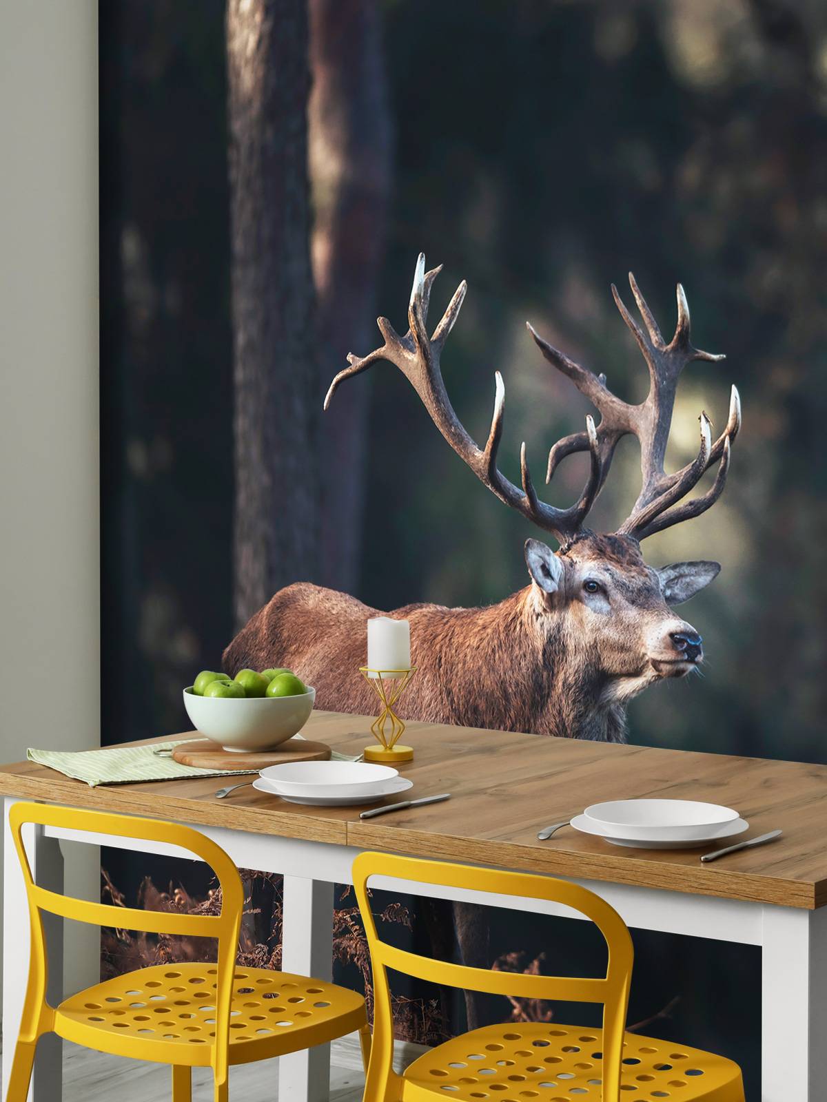Deer on a hill