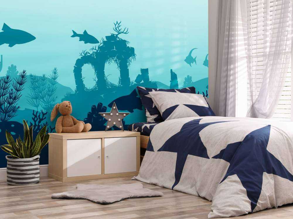 Underwater silhouettes