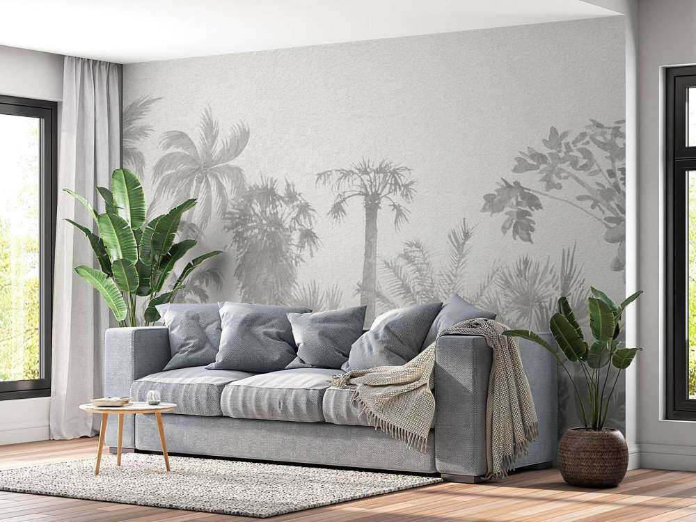 Jungle in shades of grey
