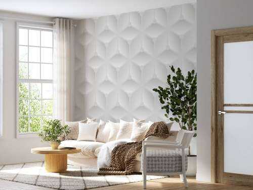White 3D pattern