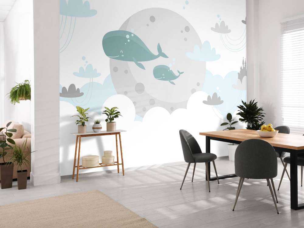 Babydesign met walvissen