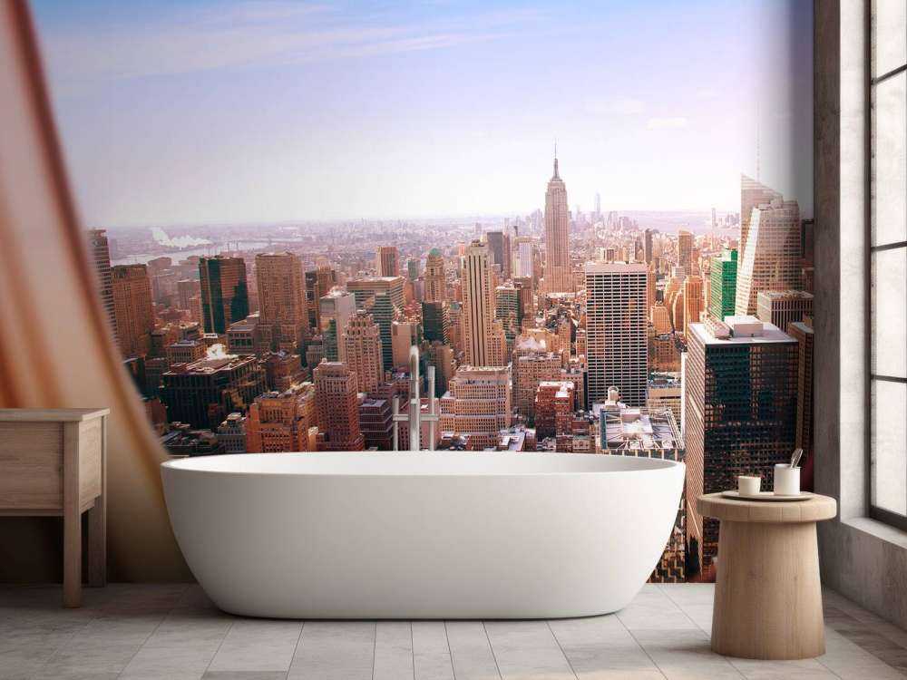 New York vanuit vliegtuig