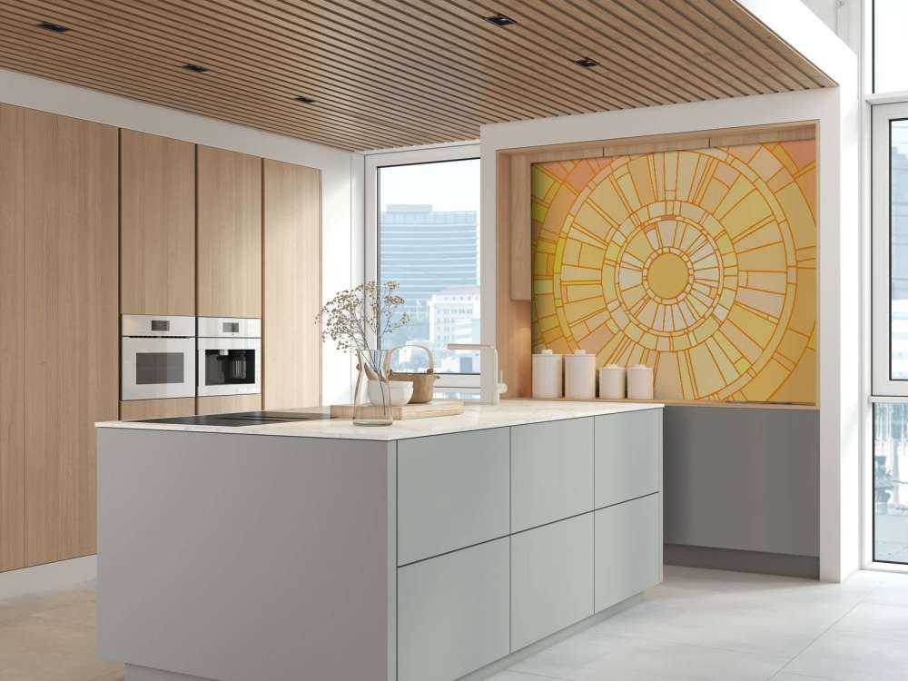 Sunbeams mosaic