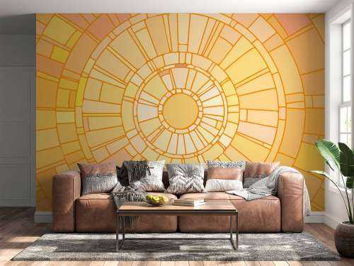 Sunbeams mosaic