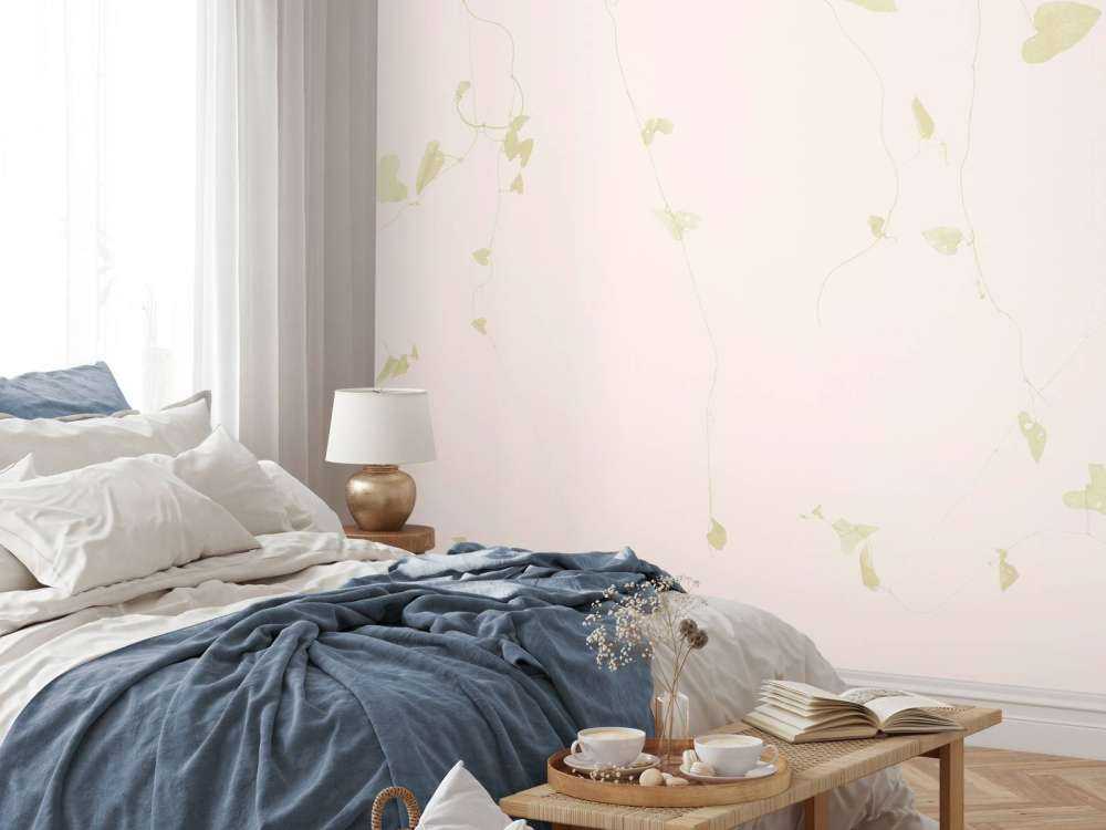 Lime leaves - powder pink