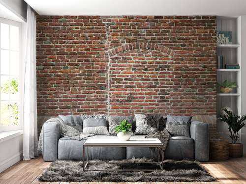 Old cracked wall