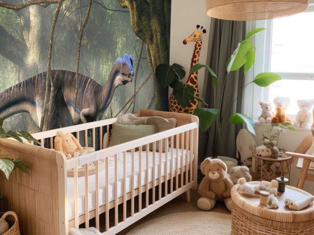 Dinosaurs in the forest