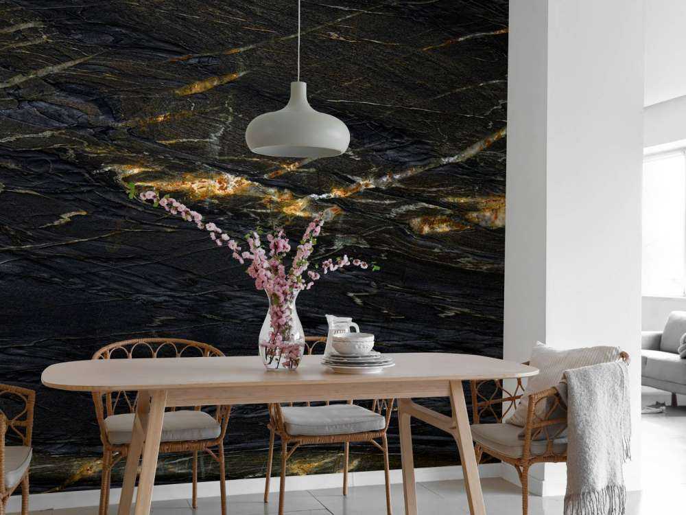 Dark blue marble