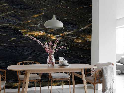 Dark blue marble