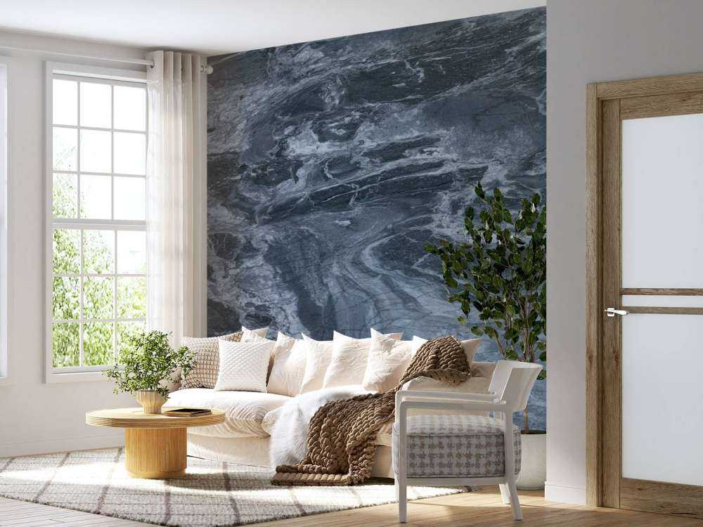 Marble with blue tone