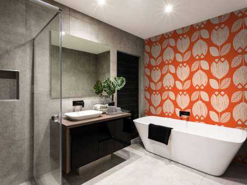 Retro flower pattern