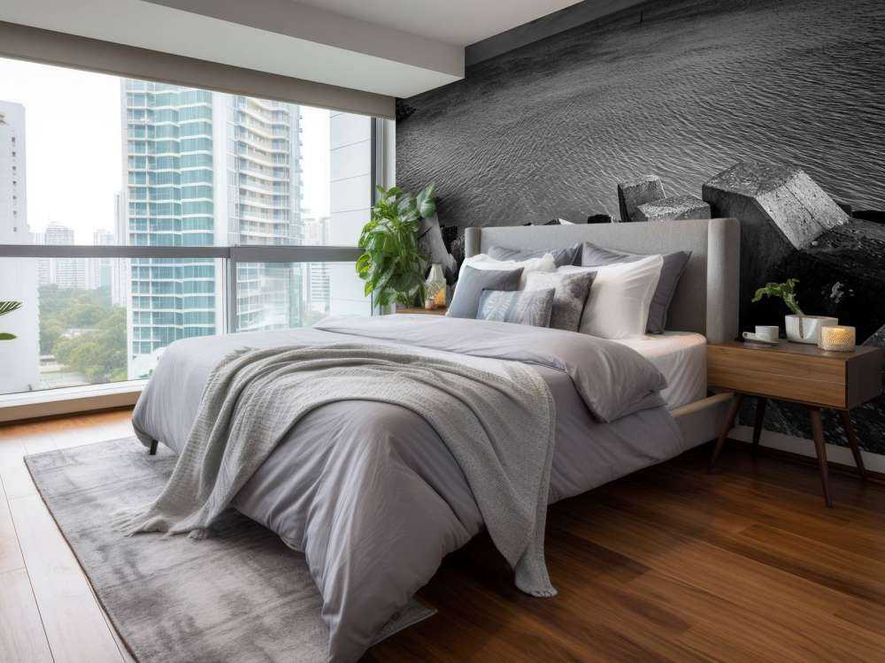 Concrete blocks for the port of Cadzand Bad 